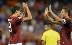 Lamela e Totti ai tempi della Roma - Sportincampo.it